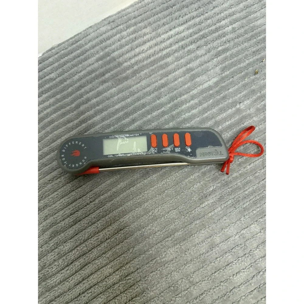 Nexgrill 660-0004B Black/Gray Cooking Accessory Instant-Read Digital Thermometer